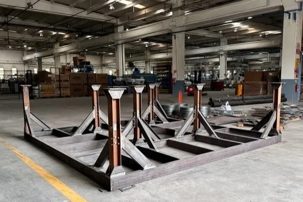 Makine Gövdesi İmalatda — TOYER Makine İmalatı ve Fabrika Alanı