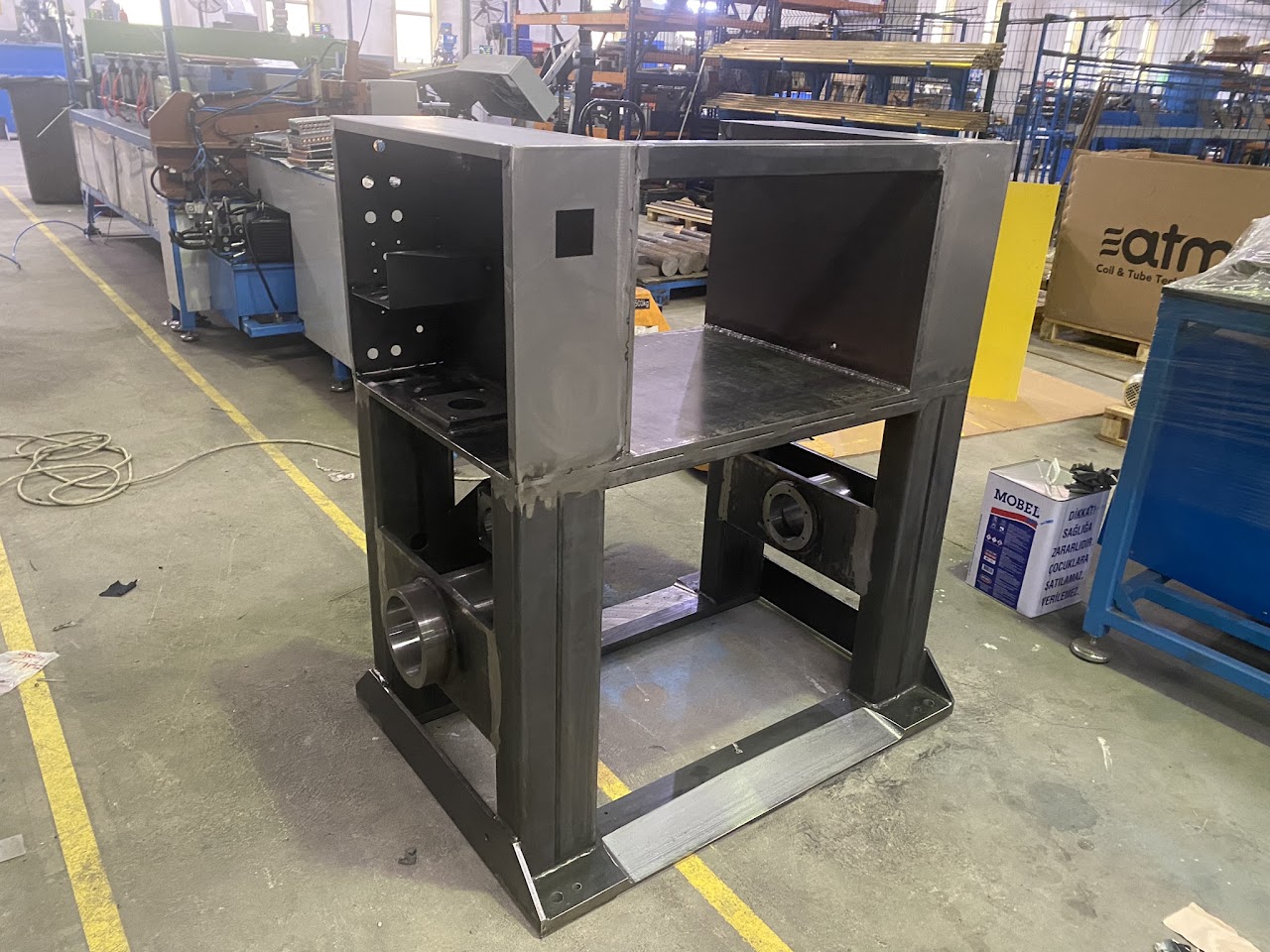 Wire Decoiler Body in Production